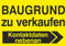 Schild: Baugrund zu verkaufen - 420x300mm einseitiger Druck | Aluverbund