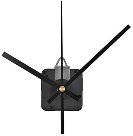 DODUOS 28 mm Langer Schaft Quarzuhrwerk Wanduhr Uhrwerk für DIY Wanduhr, Schwarz