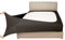 Mrs Awesome Housse enveloppante en Jersey Extensible pour sommier tapissier, Alternative à la Jupe de lit, Ultra Douce et Infroissable, Grand lit/Queen XL, Marron Chocolat