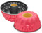 Original Kaiser Happy Colors Gugelhupfform 22cm, Gugelhupf Backform rund, Kuchenform antihaftbeschichtet, happy bicolor, orange-pink