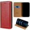GKGW Flip Coque pour Logicom Le Hola FR Coque Phone Case Cover Etui Housse [Rouge]