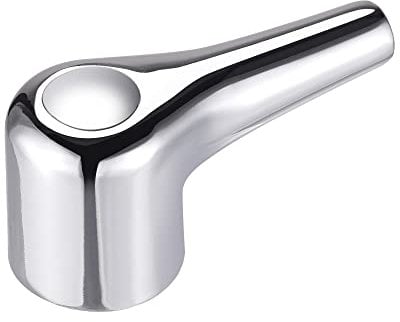 sourcing map Faucet Lever Handle, Alloy Single Lever Handle Replacement for 8.2mm Diameter with 20 Teeth Valve Core, 71 x 35 x 29mm