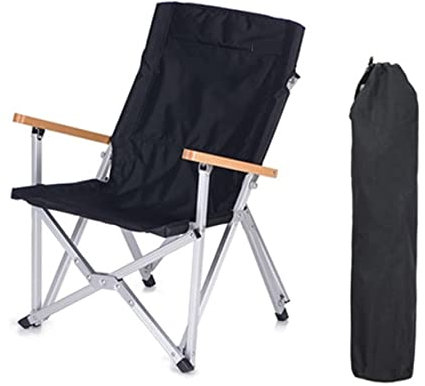 Campingstuhl Faltbar Outdoorstuhl Klappstuhl Klappstuhl Mit Großer Abnehmbarer Aufbewahrungstasche Rucksackstuhl Mit Rückenlehne Angepasster Dreistufiger Hocker Für Camping Faltstuhl Camping-Stühle