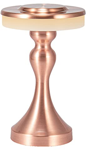 Touch Dimmbar LED Tischlampe Kabellos Outdoor & Indoor, IP54 Wasserdicht Akku Tischlampe USB Aufladbar Tischleuchte Mit 3 Farbwechsel Für Außen Garten Schlafzimmer Camping Restaurant Dekoration,Copper
