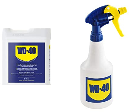 WD-40 Bidon 5 Litres & WD-40 Pulvérisateur vide 500 ML Bleu