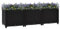 puraday Jardinière de Jardin 120x40x38 cm Noir Polypropylène Lit de Plantation Offre Suffisamment d’Espace Pot de Terrasse Balcon pour Plantes Légumes Herbes Aromates Fleurs