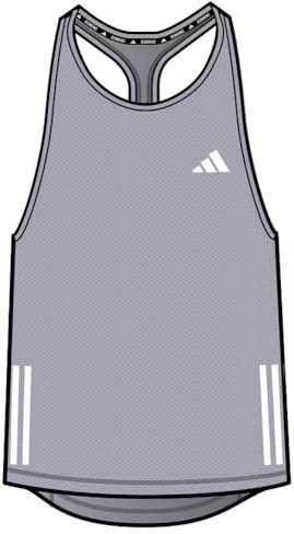 adidas Women's Own The Run Tank Top, Halo Silver, XS