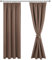 JIUZHEN Gardinen mit kräuselband Verdunklungsvorhänge Vorhang Blickdicht Gardinen Wohnzimmer Vorhänge Schlafzimmer Thermovorhang Khaki, H228 x B228 cm,2er Set