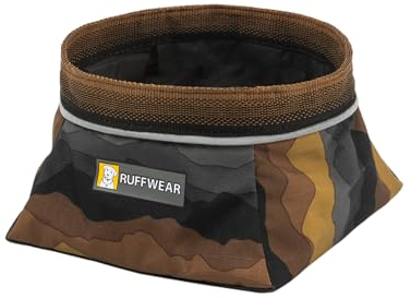 RUFFWEAR Quencher Gamelle Pliable pour Chien - Gamelle à Eau et Nourriture pour Chien - Gamelle de Voyage antidérapante - Légère et Pliable - Gamelle pour Animaux de Compagnie - Moonlight Mountains