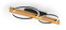 Leuchte.Store LED Deckenleuchte Tovak,moderne Deckenlampe aus Metall & Holz,Deckenbeleuchtung mit zwei runden Ringen,28 Watt,1050 Lumen,3000 Kelvin,Wandleuchte,Wohnzimmerlampe