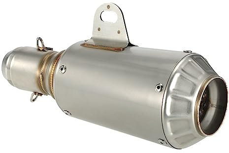 TASEKI Motorräder Auspuffanlage 51mm Universal Motorrad ATV Motorrad Auspuffrohr Zuckerguss Edelstahl Auspuffrohr Schalldämpfer Für Akrapovic Auspuff Auspuff für Motorräder