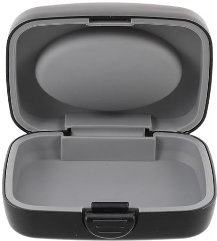 Beavorty Hearing Aid Case, Earing Aids Protective Storage Box, Waterproof & Anti-Drop Hard Shell Hearing Aid Container with High Elastic Silicone Air Cushion Ball for Most Hear Accessories