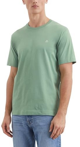 Marc O'Polo Herren T-Shirt aus Bio-Baumwolle Regular Fit, Grün (Luscious Moss), M