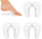 WLLHYF 3 paia di solette ortopediche in silicone per arco plantare arch supporto per piede piatto, fascite plantare, pressione del piede e sollievo dal dolore ai piedi