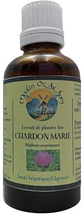 CHARDON MARIE BIO, extrait de plantes bio Solution buvable de plantes bio. SANTÉ HÉPATIQUE/GLYCÉMIE Ferme bio et biodiversité respectée