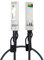 Câble passif SFP+ DAC Twinax SFP+ vers SFP+ à connexion directe en cuivre pour Cisco SFP-H10GB-CU0.5M, Meraki, Ubiquiti UniFi, Mikrotik, Intel, Fortinet, Netgear, D-Link, TP-Link et plus encore 0,5 m