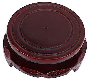 Toyvian Pallet a Base di Legno Massiccio Acquatico pentola Marrone Bonsai piattino vasi da terrazzo Vassoio per fioriera Supporto del Serbatoio del Pesce sottovasi per Piante bambù Brown