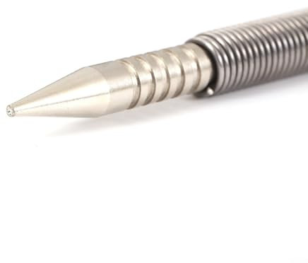 Fauhapyway Herramienta de juego de clavos de perforación de agujeros centrales de resorte con diseño sin martillo, marcado de metal, extracción de pasadores de puerta con resorte, herramienta de mano