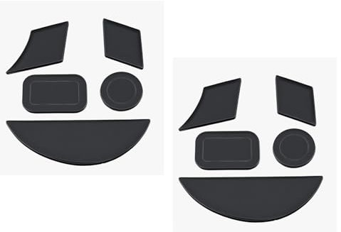 Briny River Lot de 2 Patins de Souris de Skateboard épaisseur 0,6 Mm en PTFE Compatible avec Razer Naga 2014