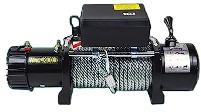 CCKUYT Elektrische Winde 12V/24V 3500 £ Winde Auto Elektrische Winde Griff/drahtlose Draht Seil ATV Winden Für Off-Road Fahrzeug Selbst-rettungs Elektrische Hoi