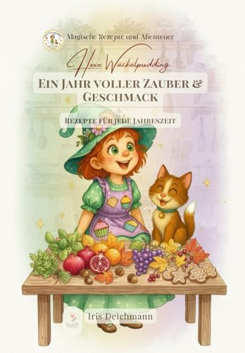 Magische Rezepte und Abenteuer, Kinderkochbuch Hexe, Kinderrezepte mit Magie, Kinderkochbuch mit Geschichten, Backen & Zaubern: Ein Jahr voller Zauber ... & Zaubertricks mit Hexe Wackelpudding)