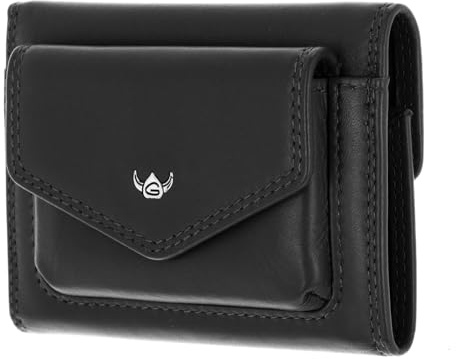 Golden Head Leder Geldbörse Polo RFID Protect Minischeintasche 1079 Schwarz