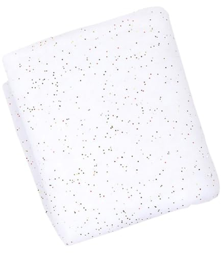 NULYLU Schneevlies Kunstschnee Dekoschnee Meterware Weiß für Weihnachtsdeko und Winterlandschaft Basteln Indoor Fotorequisite