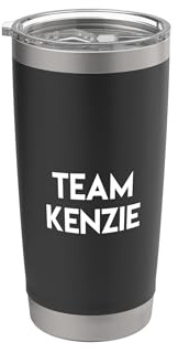 Team Kenzie Funny Quote Island Love Television Show LI Humor Stainless Steel Insulated Tumbler