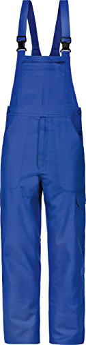 Wellwork Cargo-Arbeitslatzhose Latzhose Basic Baumwolle 250g/m² Kornblau (52)