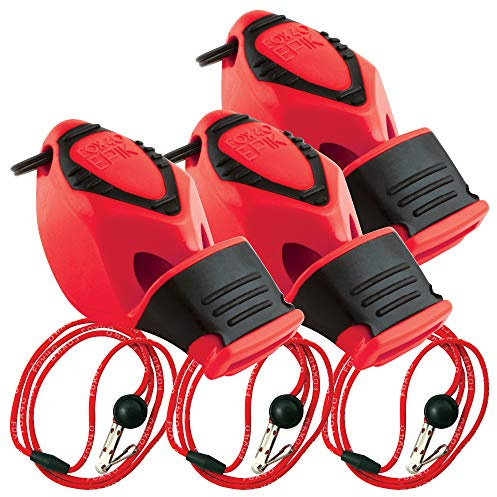 Fox 40 EPIK CMG w/Breakaway Lanyard 3 Pack