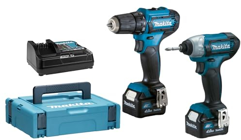 Pack outils 12V (DF333D + TD110D) (2x4.0Ah) en Makpac - MAKITA CLX224SMJ