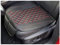 BREMER SITZBEZÜGE Sitzauflage Kunstleder Textilleder kompatibel mit Opel Insignia B Sitzkissen in Kunstleder Schwarz/Rote Naht OT402