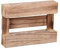 Nature by Kolibri - Palés decorativos de madera para plantas, jardinera decorativa de pared (tamaño pequeño, flameado)