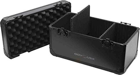 Odyssey K7120BL Utility Case for 120/7 Inch Record, Black Krom Series