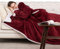 HBselect Kuscheldecke mit Ärmeln Sofa Baumwolle Hochwertige Wolldecke mit Ärmeln geeignet für Erwachsene Damen Herren Warme Bequeme superweich