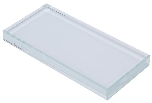Palettes d'art D'ongles, Palette de Colle de Vernis à Ongles, 9,5x4,5x1cm Verre Palette de Peinture à Ongles Rectangulaire pour Tonifier l'art des Ongles, La Colle De Faux Cils