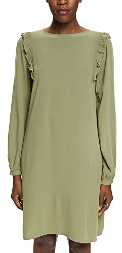 ESPRIT Damen 013CC1E314 Kleid, 345/LIGHT Khaki, M