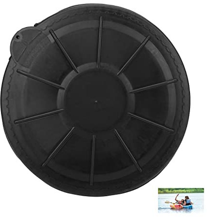 Deck Hatch Cover, 10.6in Black Round Kayak Deck Hatch Cover Plate, Waterproof Storage Warehouse Compartment Cover for Marine Boat Kayak Canoe