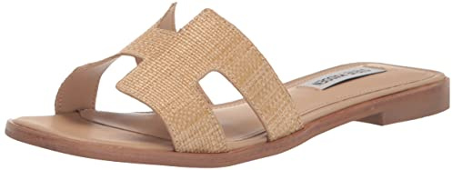 Steve Madden Women's Hadyn Sandal, Raffia, 6 UK