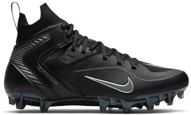 Nike Alpha Huarache 8 Pro Lacrosse Cleat, Schwarz, 14.5 Women/13 Men