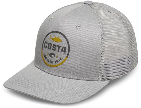 Costa Del Mar Herren Insignia Trucker-Mütze Baseballkappe, GRAU, Einheitsgröße