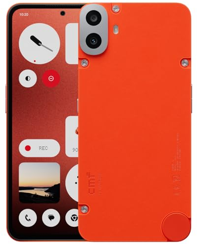 CMF Phone 1 8+128GB - Handy ohne vertrag mit 50 MP Sony-Kamera auf der Rückseite mit Ultra XDR, 6,67 Zoll Super-AMOLED-Display und Nothing OS 2.6 - Orange