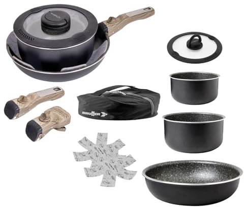 Brunner Campinggeschirr Koch Set Pirate Spacemaster Ø26 cm Outdoor Topf Pfanne