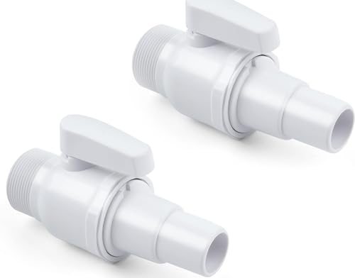 2 Piezas valvula cierre piscina, válvula cierre para skimmer, válvula pistón, válvula émbolo, llave paso piscina, conexion bomba piscina recambio para SP0729 filtro skimmer