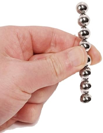 Magnetkugeln Nippelklemmen Metall Starke Nippelklemmen Schamlippen Klitoris Penis Stimulator BDSM Bondage Erotikspiele Magnetische Sexspielzeug für Männer Frauen 4 Paare