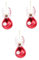 PRETYZOOM 6 STK Weihnachtsglocken Rentier-weihnachtsdekor Elch Zum Aufhängen Weihnachtliche Ornamente Christbaumkugel Weihnachtsbaumschmuck Weihnachtskugeln Zum Aufhängen Rentierfigur Rot