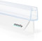 minify Duschdichtung für Glastüren (5-8mm) – Dichtung Dusche Glastür Transparentes U-Profil mit Milchglas-Dichtlippen in verschiedenen Längen erhältlich [ 1 x 80CM ]