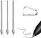 SSS·GRGB Lot de 3 Pointes de Rechange à Pointe Fine en Alliage de Titane compatibles avec Les stylos Samsung Galaxy Tab S9/S8/S7/S6, Note S22/S23/S24 Ultra S, contrôle précis des Pointes de Crayon