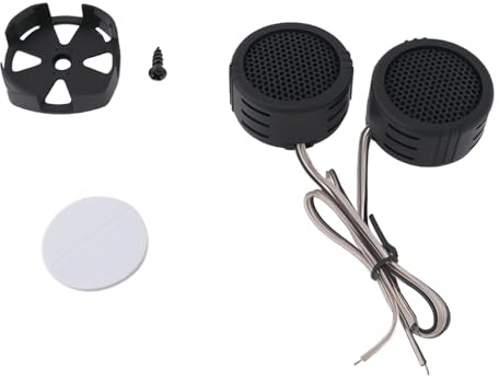 Be In Your Mind 2Pcs 500W 98dB High Efficiency Mini Dome Tweeter for Car Audio System 2KHz - 20KHz Frequency Range