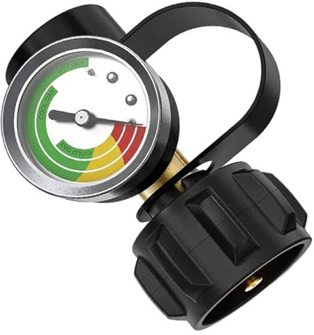 Régulateurs De Pression G- avec Indicateurs Niveau Gaz Propane, Testeur Niveau Bouteille G-, pour Bouteilles Gaz, Barbecues, Camping-, Radia